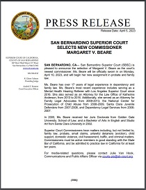 SBSC Selects New Commissioner Margaret V. Beare